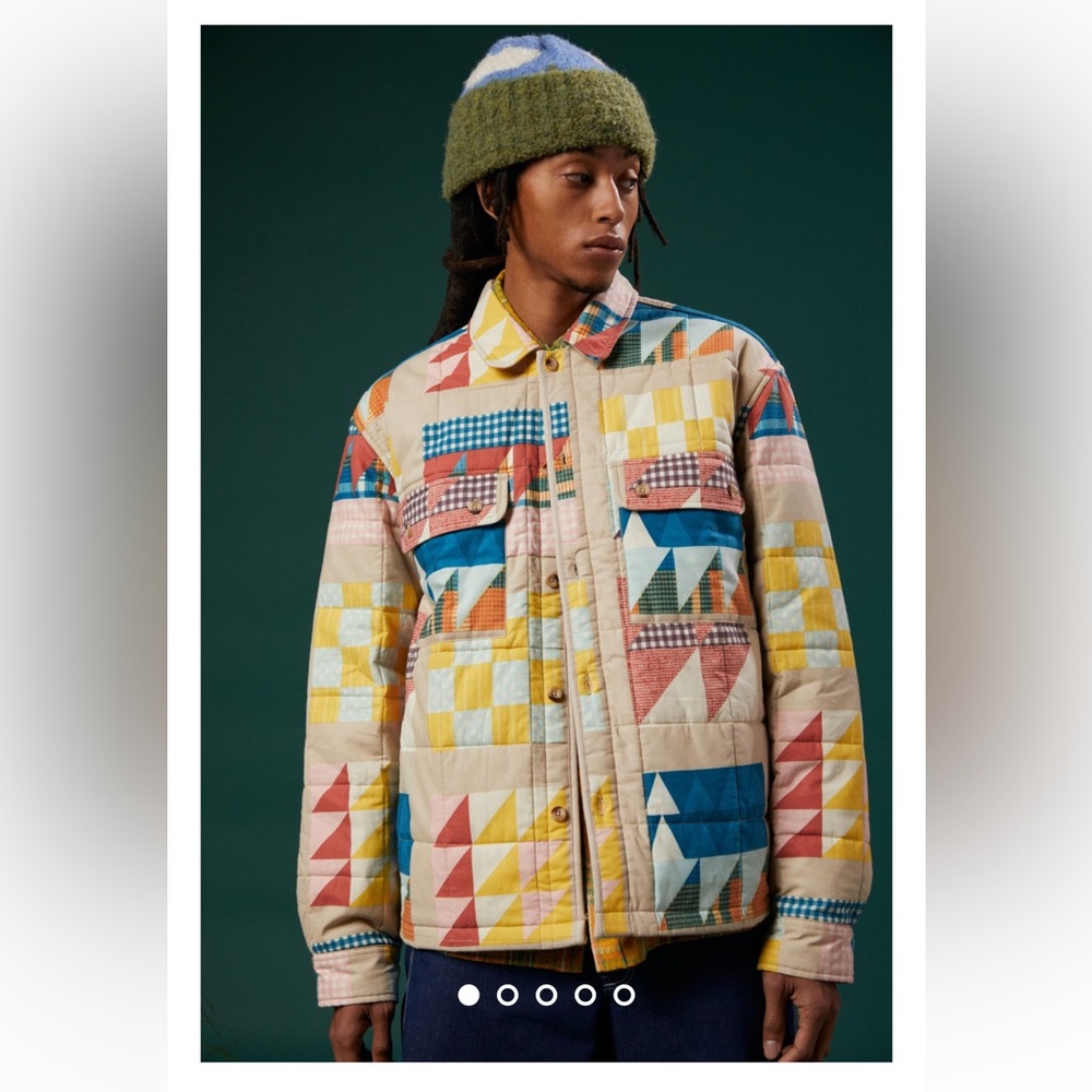 Urban Outfitters Patchwork Quilt Shirt Jacket Unisex Limited Edition Size Small